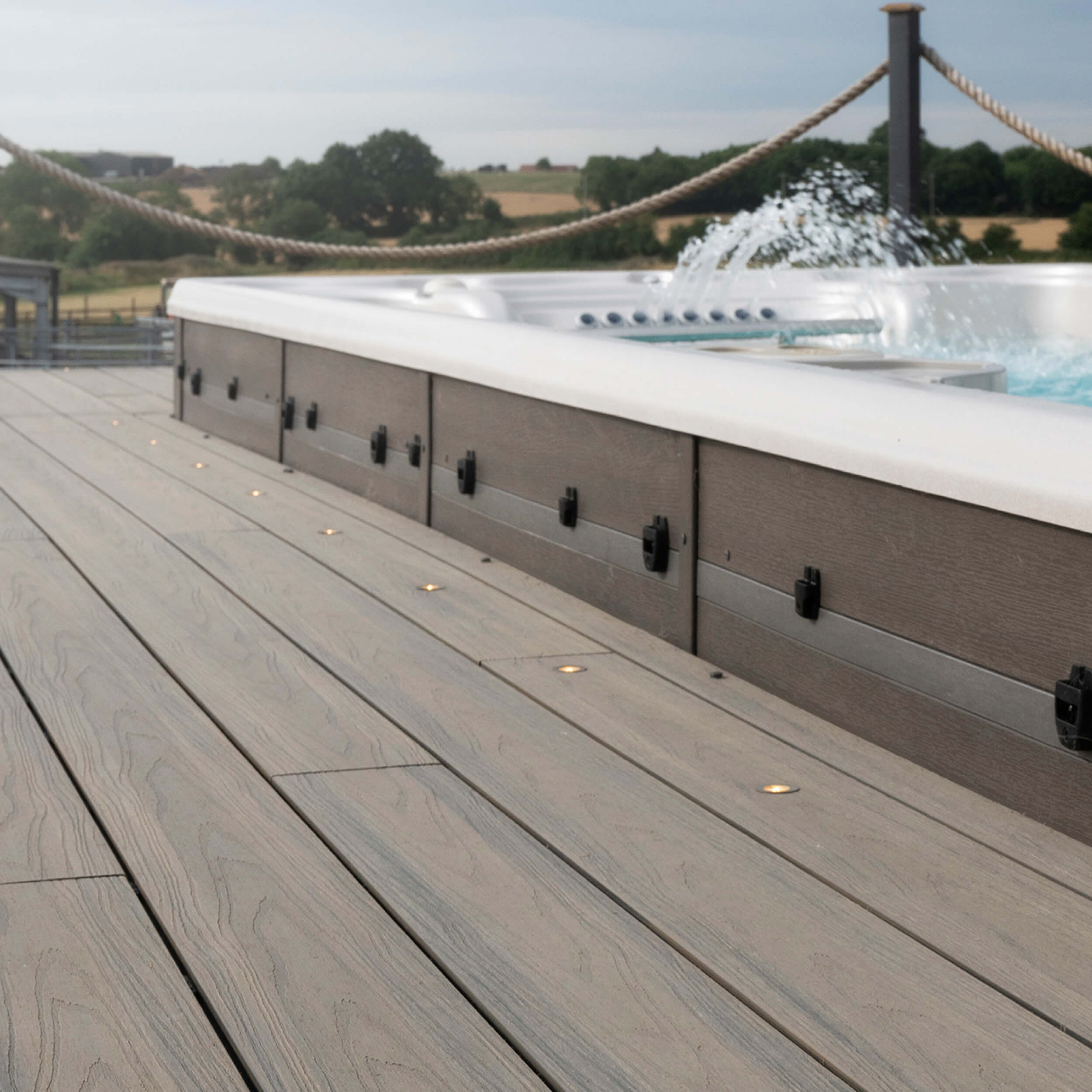 Hot Tubs and Composite Decking Are a Match Made in Heaven