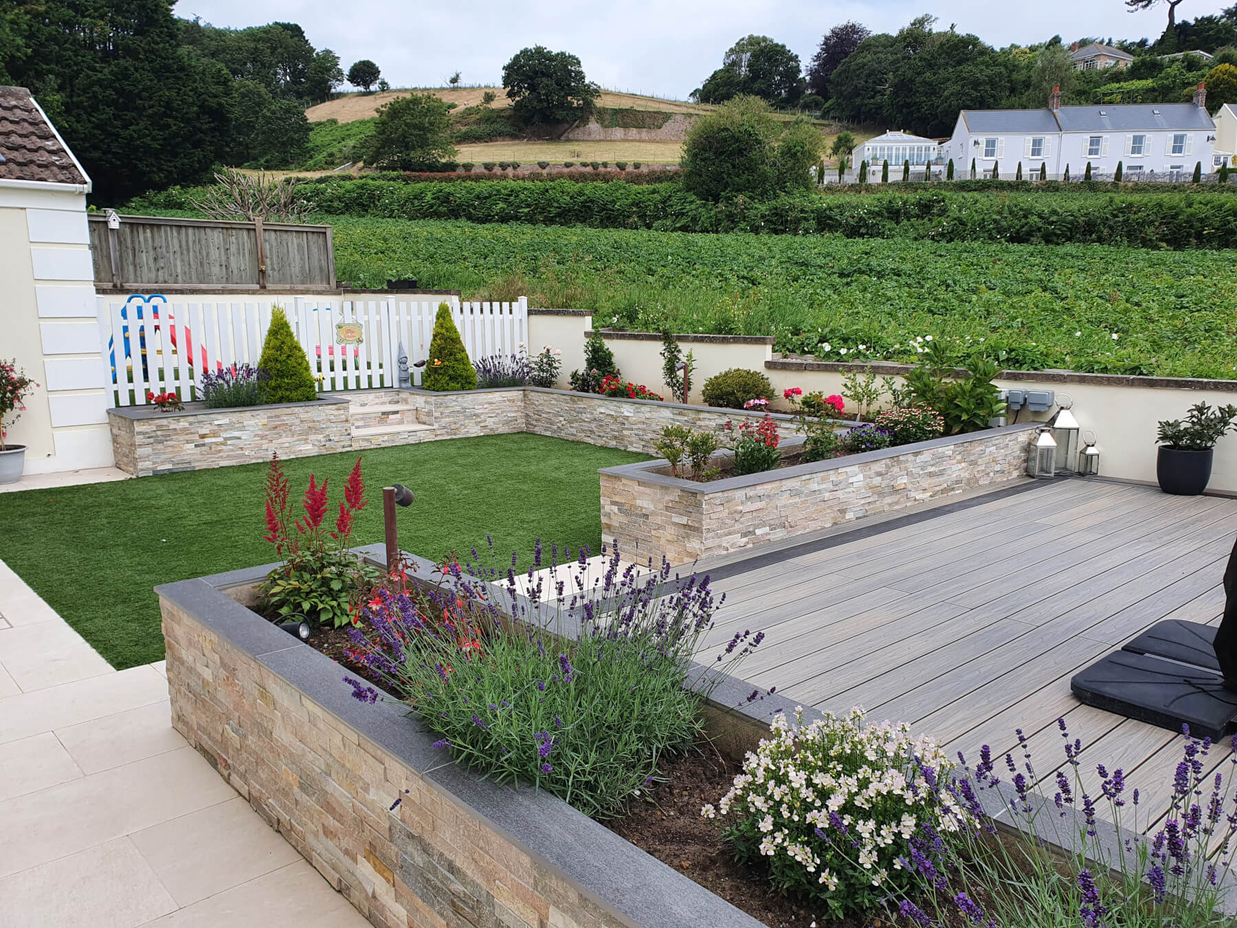 HD Deck Dual decking in antique - Composite Prime